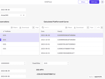 Pricing Overnight Index Swaps with AppSmith and QuantApi REST - Featured image